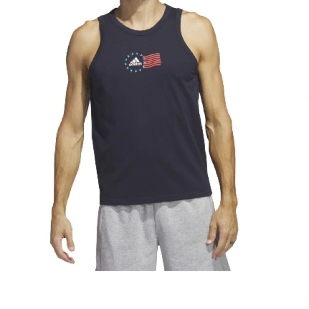 NWT Adidas American Flag Graphic Tank-Size Small/Men’s, shirt